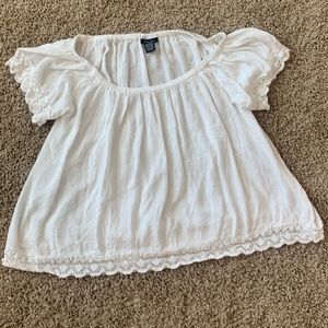 White Off The Shoulder Top